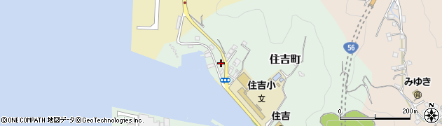 愛媛県宇和島市住吉町周辺の地図