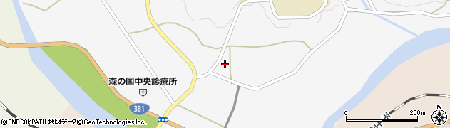 愛媛県北宇和郡松野町延野々1871周辺の地図