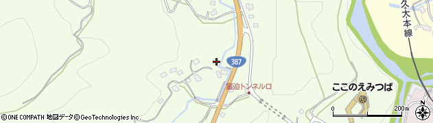 大分県玖珠郡九重町引治250-1周辺の地図