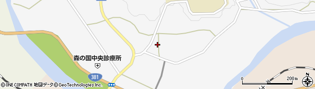 愛媛県北宇和郡松野町延野々1781周辺の地図
