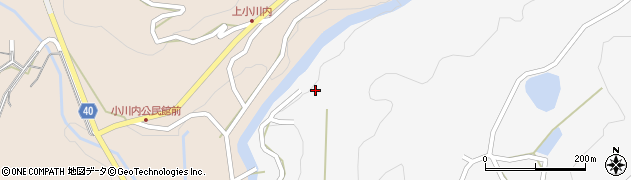 小川内川周辺の地図