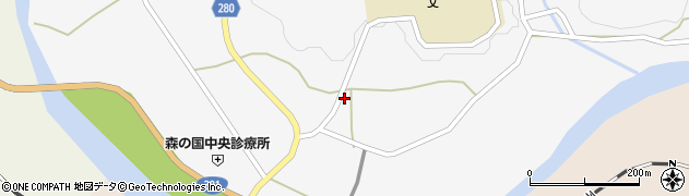 愛媛県北宇和郡松野町延野々1775周辺の地図