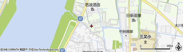 福岡県大川市鐘ケ江769周辺の地図