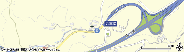 大分県玖珠郡九重町右田923周辺の地図