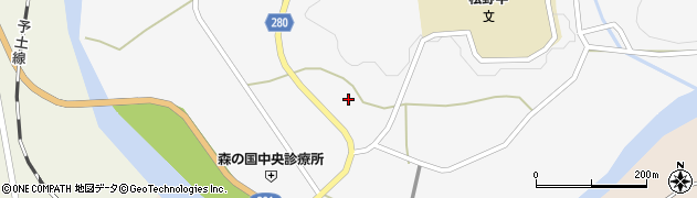 愛媛県北宇和郡松野町延野々1800周辺の地図