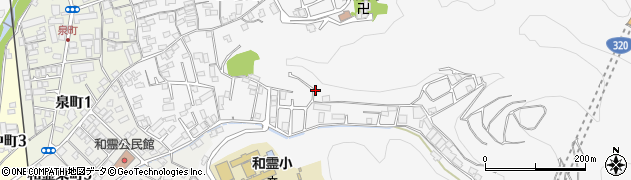 愛媛県宇和島市伊吹町東通周辺の地図