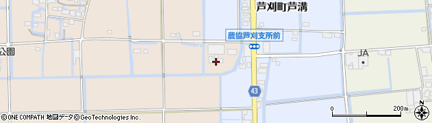 佐賀県小城市芦刈町浜枝川171周辺の地図