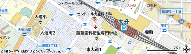 明日香国際ブライダル＆ホテル観光専門学校周辺の地図