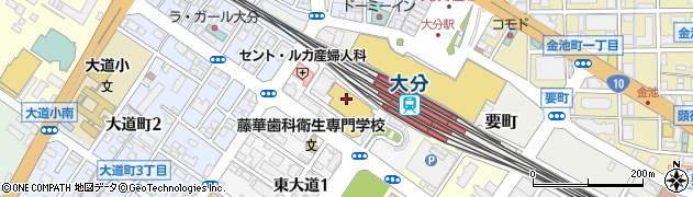 目利きの銀次 大分南口駅前店周辺の地図