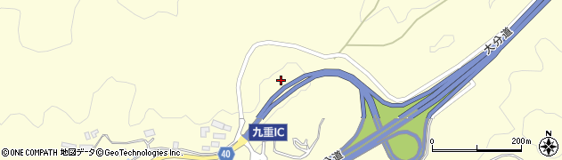 大分県玖珠郡九重町右田951周辺の地図