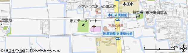 佐賀県佐賀市本庄町本庄299周辺の地図