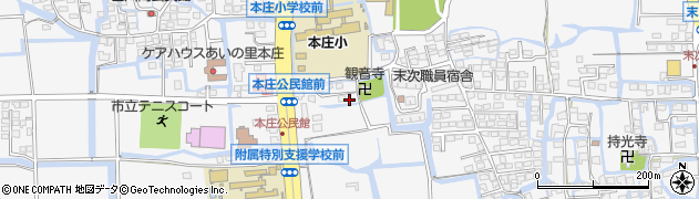 佐賀県佐賀市本庄町本庄122周辺の地図