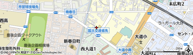 ローソン大分田室町店周辺の地図