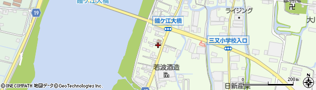 大川鐘ヶ江郵便局 ＡＴＭ周辺の地図