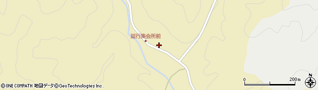 愛媛県北宇和郡松野町蕨生1920周辺の地図
