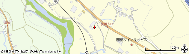 大分県玖珠郡九重町右田1975周辺の地図