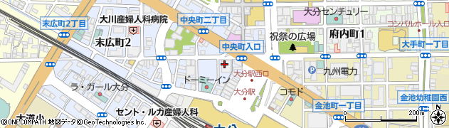 マンパワーグループ株式会社大分支店周辺の地図