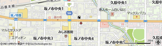 大分みらい信用金庫坂ノ市支店周辺の地図