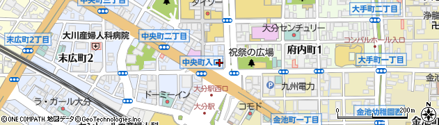株式会社アソウ・ヒューマニーセンター　大分オフィス周辺の地図