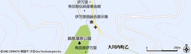 伊万里陶苑大川内山店周辺の地図