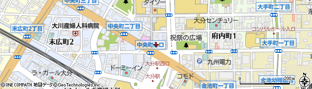 富士通オープンカレッジ大分校周辺の地図