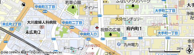 株式会社キャネット　大分店周辺の地図