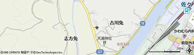 長崎県北松浦郡佐々町古川免276周辺の地図