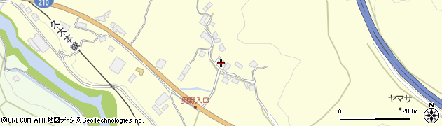 大分県玖珠郡九重町右田2070周辺の地図