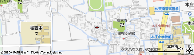 佐賀県佐賀市本庄町本庄660周辺の地図
