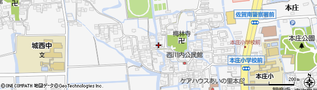 佐賀県佐賀市本庄町本庄358周辺の地図