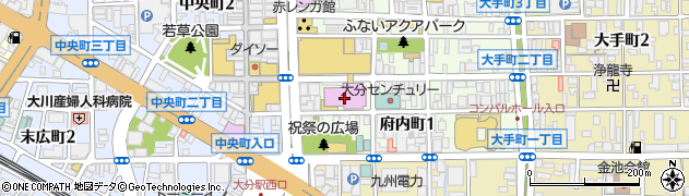 トキハ会館周辺の地図