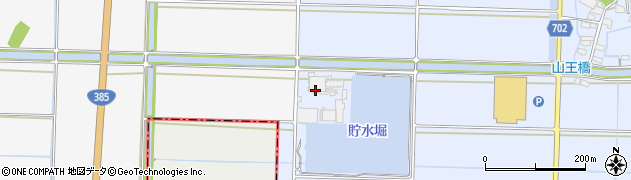 ＪＡ福岡大城城島カントリー周辺の地図