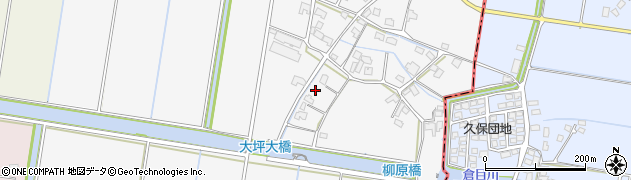 福岡県久留米市三潴町西牟田2309周辺の地図
