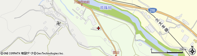 大分県玖珠郡九重町引治13-1周辺の地図