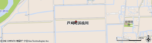 佐賀県小城市芦刈町浜枝川周辺の地図