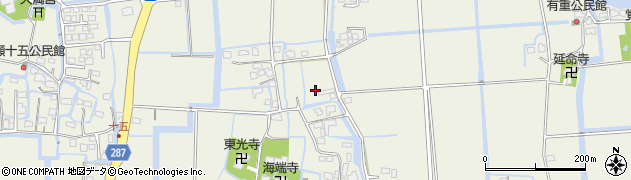 佐賀県佐賀市嘉瀬町（中原）周辺の地図