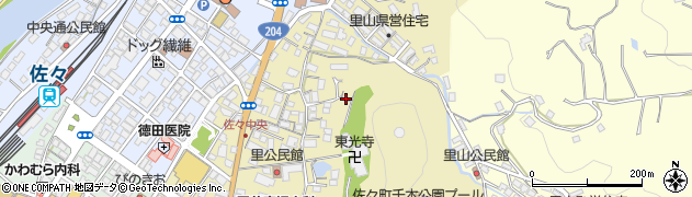 長崎県北松浦郡佐々町羽須和免周辺の地図