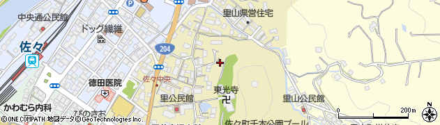 長崎県佐々町（北松浦郡）羽須和免周辺の地図