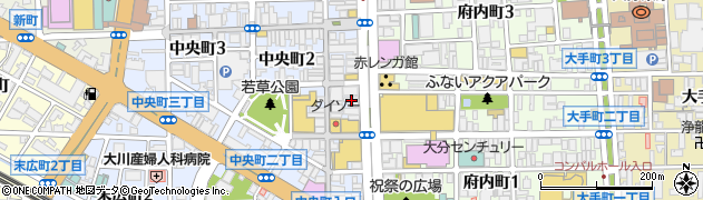 三井住友銀行大分支店 ＡＴＭ周辺の地図