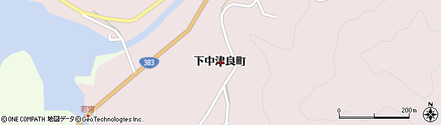 長崎県平戸市下中津良町周辺の地図