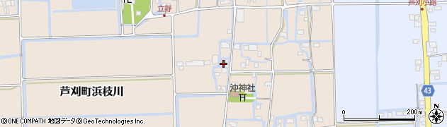 佐賀県小城市芦刈町浜枝川814周辺の地図
