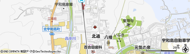 ローソン宇和島伊吹町店周辺の地図