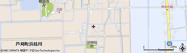 佐賀県小城市芦刈町浜枝川462周辺の地図