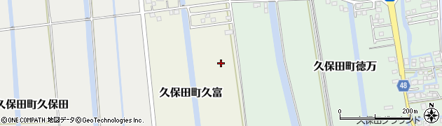 佐賀県佐賀市久保田町大字久富周辺の地図