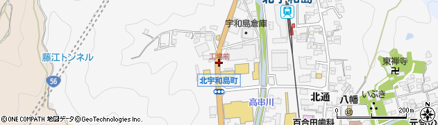 工場前周辺の地図