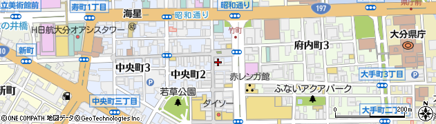 岩尾文具店　竹町本店周辺の地図