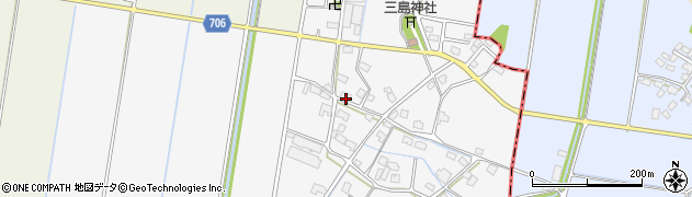 福岡県久留米市三潴町西牟田2130周辺の地図