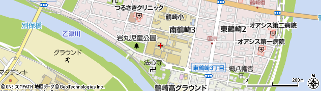 鶴崎高校周辺の地図