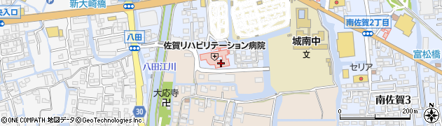 佐賀リハビリテーション病院　ホームヘルプサービス吉原周辺の地図