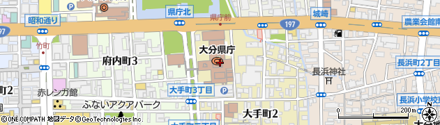 九州管区警察局大分県情報通信部周辺の地図